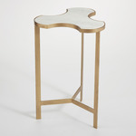 Link Bunching Table - Gold / White