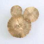 Lily Pad Clusters - Antique Brass