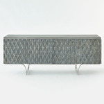 Diamond Media Cabinet - Gray