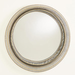 Wire Ribbon Mirror - Natural Iron
