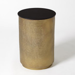 Hemp Barrel Table - Antique Brass