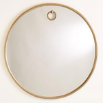 Exposed Mirror - Antique Brass