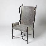 Wing Chair - Iron / Grey