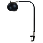 Aria Globe Clamp Table Lamp - Black