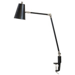 Aria Adjustable Clamp Table Lamp - Black