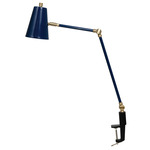 Aria Adjustable Clamp Table Lamp - Navy Blue
