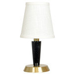 Bryson B206 Accent Lamp - Satin Brass / Natural