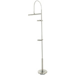River North Picture Light Easel Floor Lamp - Satin Nickel