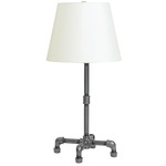Studio Table Lamp - Granite / White Linen
