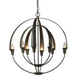 Double Cirque Chandelier - Dark Smoke