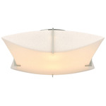 Bento Ceiling Light Fixture - Sterling / Spun Frost