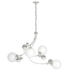 Sprig Pendant - Sterling / Opaline