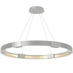 Aura Pendant - Vintage Platinum / Clear
