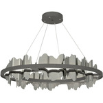 Hildene Circular Pendant - Black / Sterling