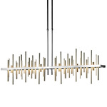 Cityscape Large Linear Pendant - Sterling / Soft Gold