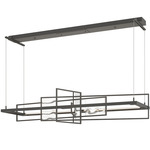 Summer Linear Pendant - Natural Iron / Aqualite Glass