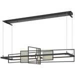 Summer Linear Pendant - Black / Vintage Platinum