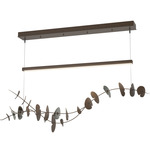 Lily Linear Pendant - Bronze / Sterling
