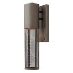 Aria Outdoor Wall Light - Buckeye Bronze / Mesh