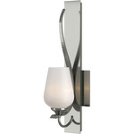 Flora Wall Sconce - Sterling / Opal
