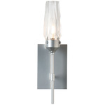 Luma Wall Sconce - Sterling / Crystal