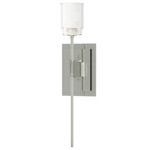 Echo Wall Sconce - Sterling / Cast Glass