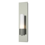 Pillar Wall Sconce - Sterling / Opal