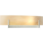 Axis Wall Sconce - Sterling / Amber