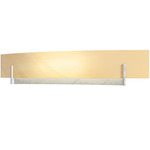 Axis Wall Sconce - Sterling / Amber