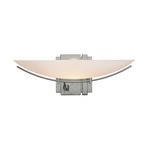 Oval Impressions Wall Sconce - Sterling / Opal