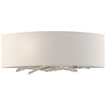 Brindille Horizontal Wall Sconce - Sterling / Flax