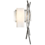 Brindille Wall Sconce - Sterling / Opal