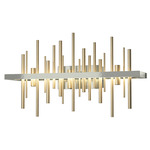 Cityscape Wall Sconce - Sterling / Soft Gold