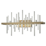 Cityscape Wall Sconce - Soft Gold / Sterling