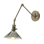 Henry Swing Arm Wall Sconce - Soft Gold / Sterling