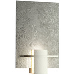 Aperture Wall Sconce - Sterling / White Art