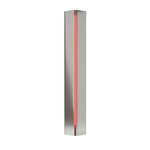 Gallery Small Wall Sconce - Sterling / Red