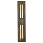 Double Axis Outdoor Wall Sconce - Coastal Bronze / Clear