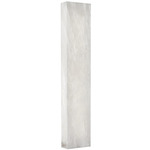 Central Park Wall Sconce - Polished Nickel / Alabaster