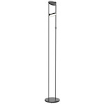 Novel Floor Lamp - Black / Frosted