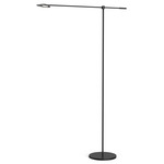 Rotaire Floor Lamp - Black / Frosted