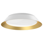 Jasper Ceiling Light Fixture - White / Gold