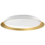 Jasper Ceiling Light Fixture - White / Gold