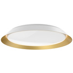 Jasper Color Select Wall / Ceiling Light - White / Gold