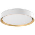 Essex Ceiling Light - White / Inner Gold / Frosted