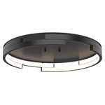 Anello Minor Ceiling Light Fixture - Black / Frosted