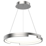 Anello Minor Pendant - Brushed Nickel / Frosted