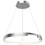 Anello Minor Pendant - Brushed Nickel / Frosted
