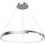 Anello Minor Pendant - Brushed Nickel / Frosted
