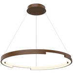 Anello Minor Pendant - Walnut / Frosted